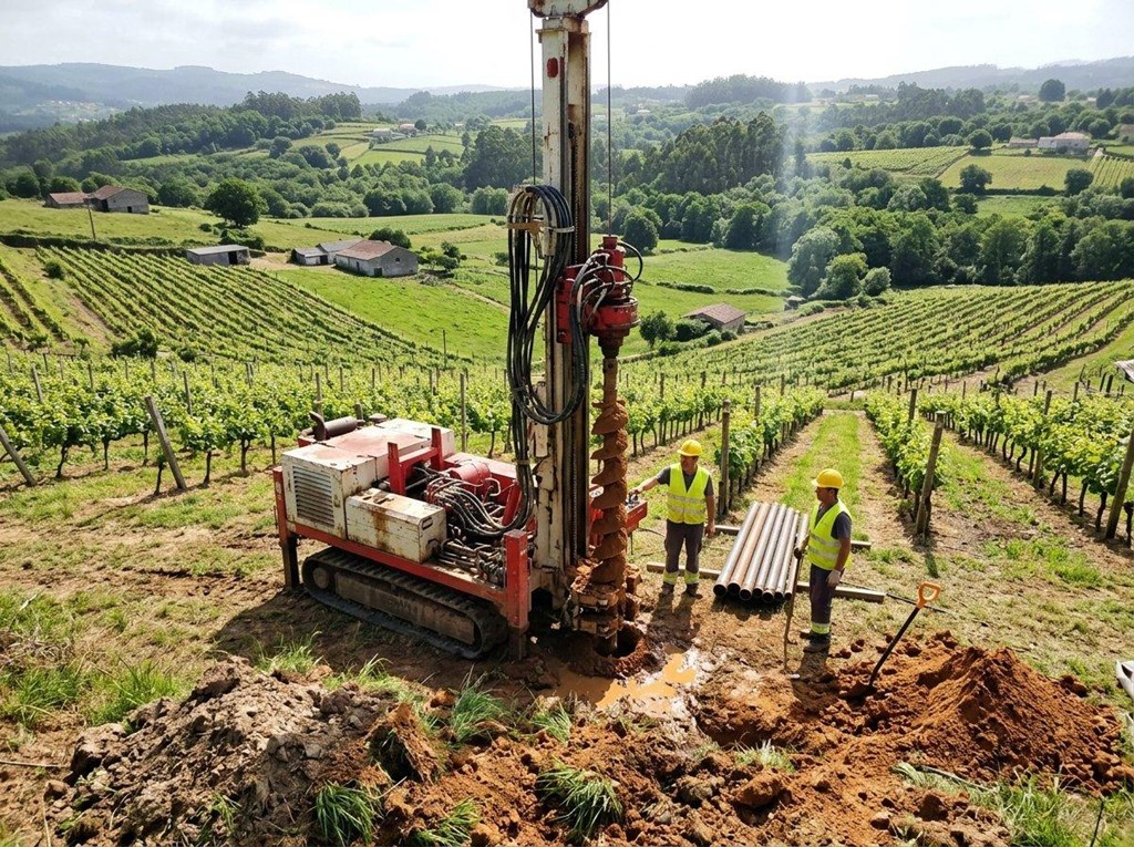 Foto 1 Abastezca sus tierras de labor con pozos de barrena para explotaciones agrícolas y riego en Coruña