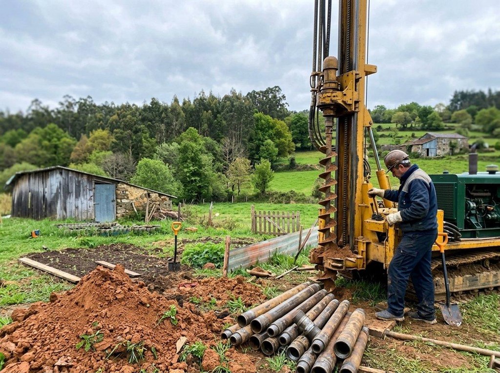 Foto 1 Asegure el abastecimiento de su finca con pozos de barrena para traídas de agua en Lugo
