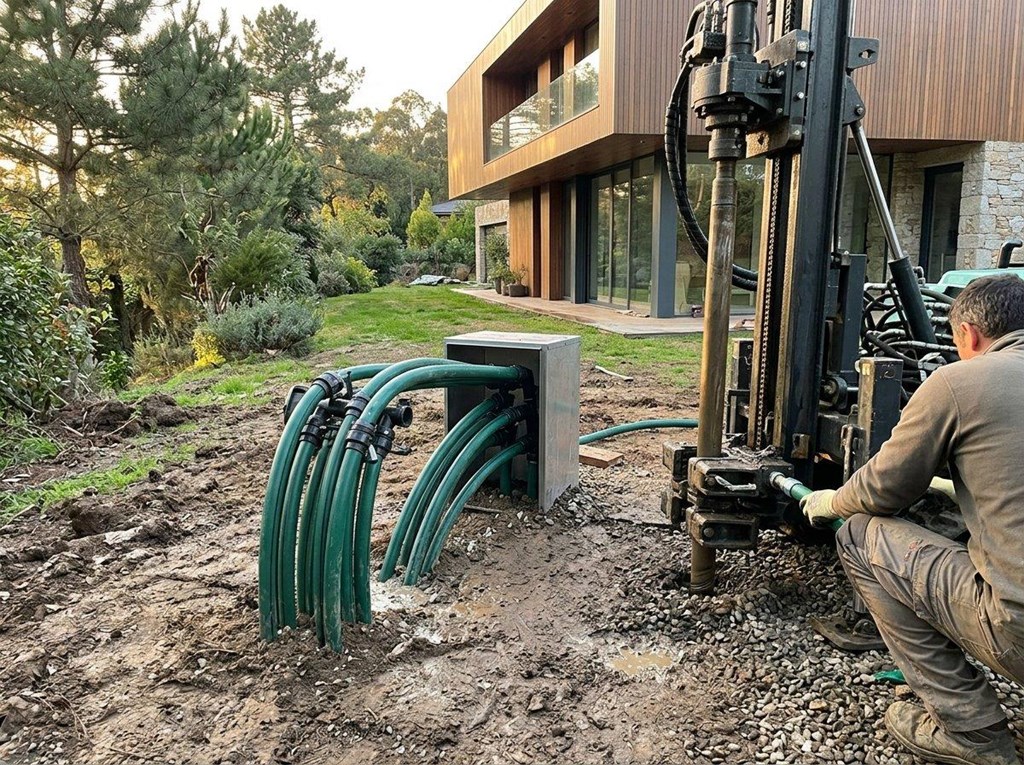 Foto 1 Climatización todo el año con geotermia para chalets en Oleiros