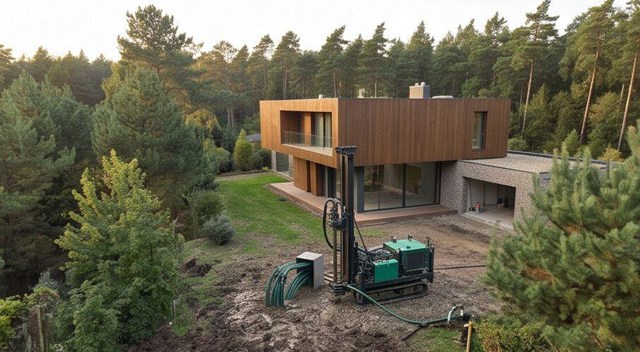 Climatización todo el año con geotermia para chalets en Oleiros - Imagen 1
