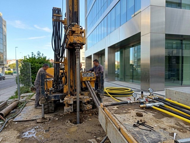Mantenga un clima de trabajo estable con geotermia para edificios de oficinas y comercios en Coruña